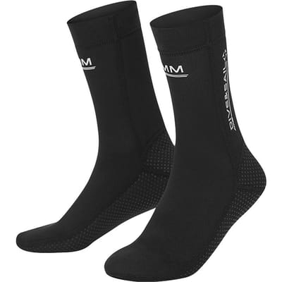 Chaussettes de plongée en néoprène 3mm pour hommes et femmes, chaussettes d'eau antidérapantes pour la plage, la plongée en apnée, le surf et la natation L