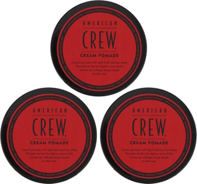 American Crew Cream Pomade - Light Hold 3x
