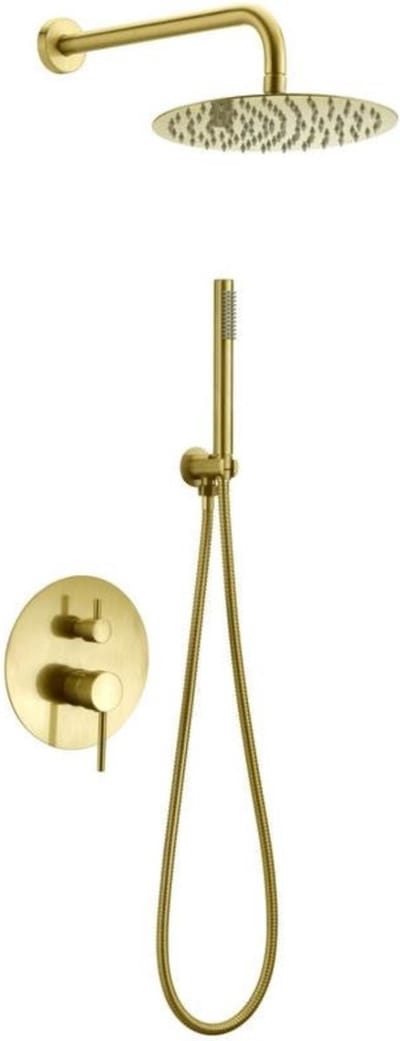 Rea Lungo Regendouche Inbouw Goud 36,5cm
