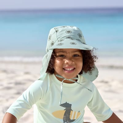 Lässig Zwemshirt met korte mouwen - Crocodile Sea Foam - Maat 62/68