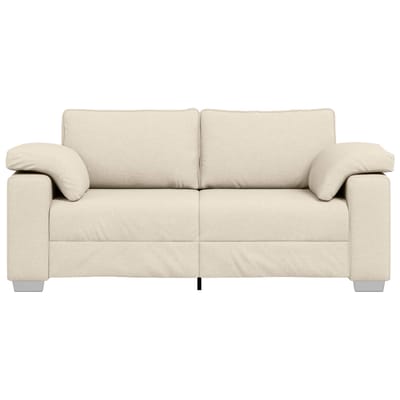 vidaXL - Bank - Beige - 180 - x - 80 - x - 82 - cm - Linnenmix - Stoffen