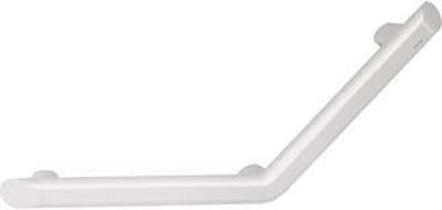 Delabie Hoeksteun 135° Be-Line Ø35 220X220 3 Punten Aluminium Wit