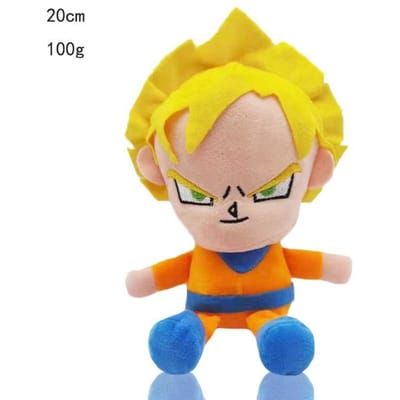 20cm Japanse Anime Pluche Poppen Super Saiyan Goku Vegeta Piccolo Trunks Gohan Knuffels 20cm