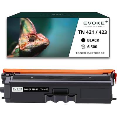 Evoke Compatibele Toner voor Brother Tn-421 Tn421 Tn-423Bk Tn423Bk Tn-423 Tn423 Zwart 6500 Pagina's Dcp-L8410Cdw Mfc-8690Cdw Mfc-8900Cdw