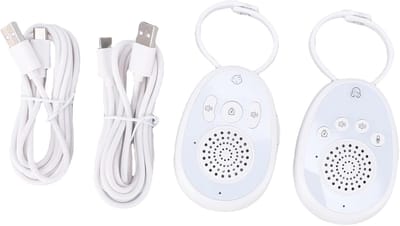 Babyfoon 2-weg - Geluidsmachine Slaapliedjes - Baby Monitoring - Oplaadbare Batterij 30 uur - 13 x 7 x 11 cm