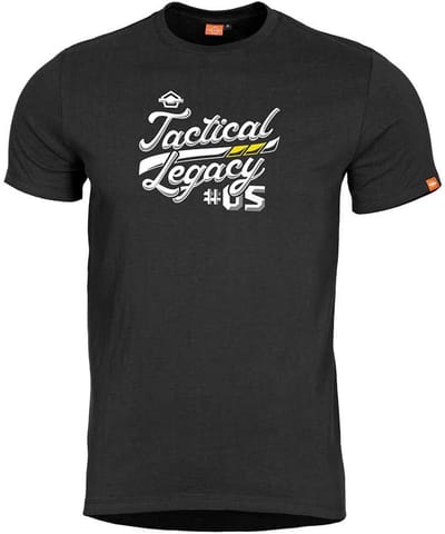 Pentagon Ageron Tactical Legacy T-shirt Met Korte Mouwen Zwart XL Man