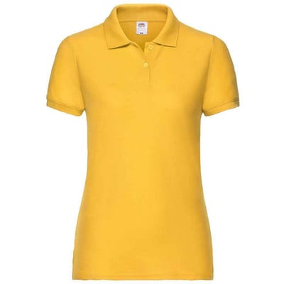 Fruit of the Loom Dames/dames Dame Fit Piqué Polo Shirt (Zonnebloem)