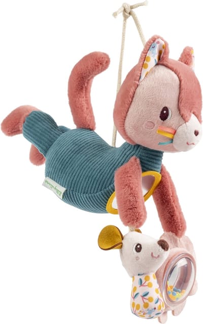 Lilliputiens - Actie-nomade - Multifunctionele speelknuffel - Jeanne de kat