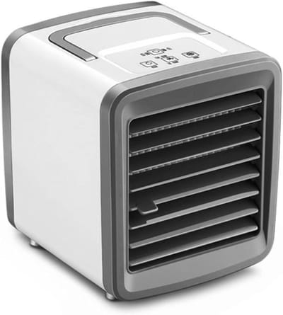 Mini Airco - Ventilator Koeler - Zomerse Koelte - Reinigende Lucht - 2500 Gram - Rood