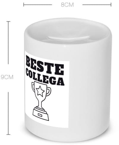 Akyol - beste collega Spaarpot - Beste collega - teamgenoot - cadeau - 350 ML inhoud