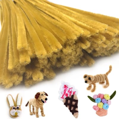 Kleurige Chenille Pijpenragers voor Creatieve DIY Projecten - 100 Stuks voor Knutselen met Bloemen en Ambachten
