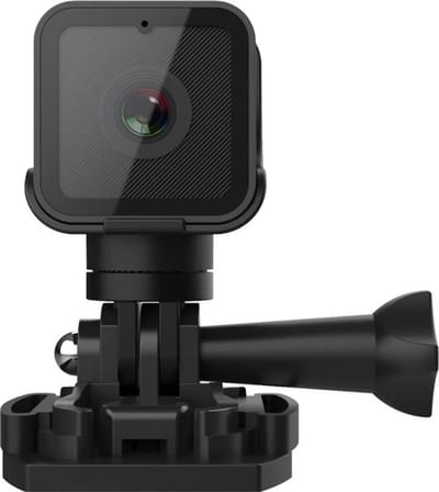 Actiecamera, HD-nachtzicht, 1080p-resolutie, waterdicht, draagbare actiecamera voor buiten, geschikt voor sport, reizen, kantoor en andere situaties, zwart.