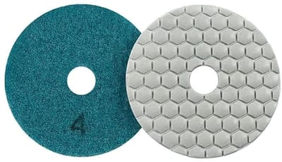 Diamant Polijstpad - Schuurschijf Hars - Steen Polijsten - Droog Gebruik Flexibel - 3 Inch - Willekeurig