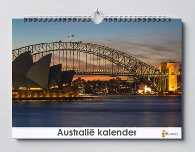 Huurdies - Verjaardagskalender - Australië - A3