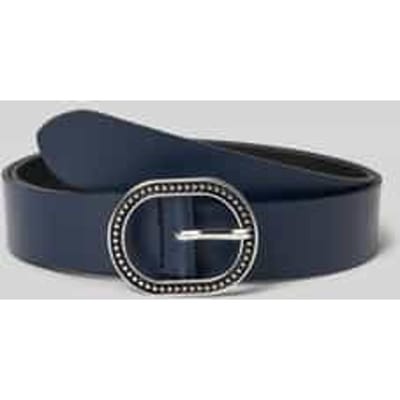 Riem van echt leer met decoratieve gesp