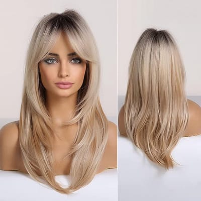 Top Kwaliteit Damespruik – Pruiken Dames - Hair Wig – Lang - Blonde