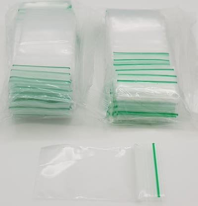 Zip lock zakjes klein 200 stuks 4 cmx6 cm
