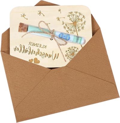 Solidchoice - Houten Geld Cadeau Portemonnee voor Bruiloften en Verjaardagen