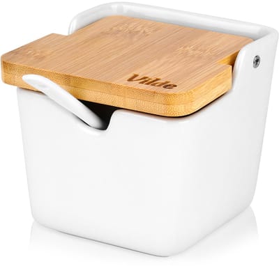 Suikerpot Keramiek Wit 250 ml - Suikerpotje