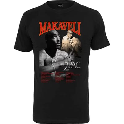 Mister Tee Tupac - Tupac Makaveli Heren T-shirt - L - Zwart
