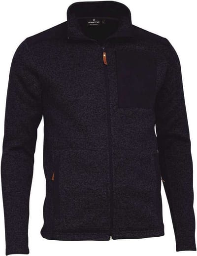 Kinetic Upland Knit Fleece Met Volledige Rits Blauw M Man