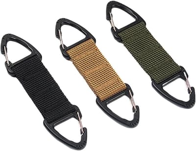 Masker Oor Haken - Gezichtsmasker Extender - Comfortabel Dragen - Dubbele Haak Stabiliteit - 3 Stuks - Zwart Groen Khaki