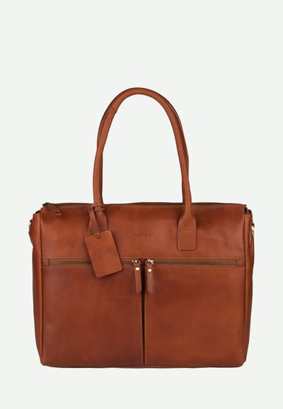 BURKELY Valerie Laptoptas 15.6'' - Volwassenen - Cognac