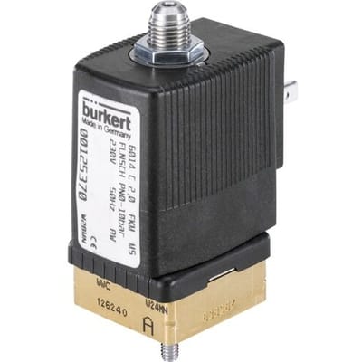 Magneetventiel 3/2-Weg 32x32 mm SFB flens Messing FKM 0-16bar/232psi 24VDC Bistabiel 6014 209282
