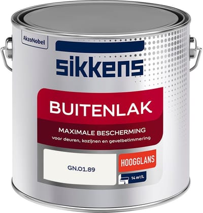 Sikkens - Buitenlak Hoogglans - Gn.01.89 - Mengverf - 2,5 L
