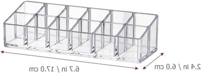 Lippenstifthouder Organizer - Cosmetica Opslag - Make-up Tafel - Transparant Design - 17x6cm - Doorzichtig