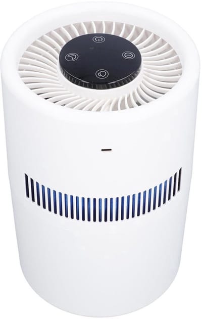 2 in 1 Luchtreiniger en Luchtbevochtiger - 5W, 4L Watertank - USB Desktop Bevochtiger voor Kantoor en Slaapkamer