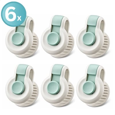 RENALUX Dekbedclips - Dekbed Klemmen - Dekbed Clips - Dekbed Knijpers - Dekens Lakens Clips Klemmen - 6 Stuks
