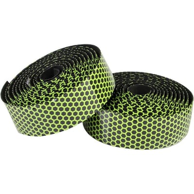 2 Rollen Fietsstuurtape MTB Racefiets Stuurtape Antislip Dropbar Wraps met Stuurdoppen Schokabsorberend geel