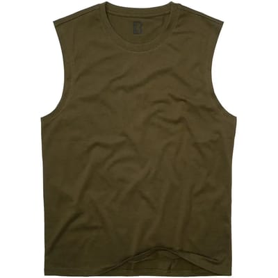 Brandit - T-Shirt Mouwloos shirt - 3XL - Olijfgroen