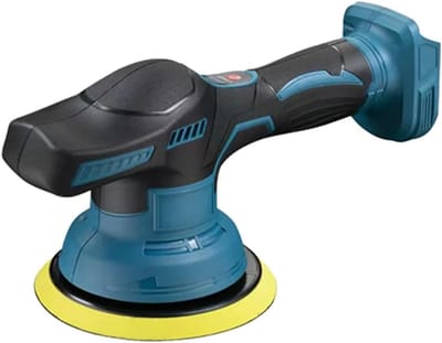 Draadloze Polijstmachine - Excentrische Polijster - Auto Waxen Schuren - 8 Versnellingen Instelbaar - 150mm Plaat - Blauw