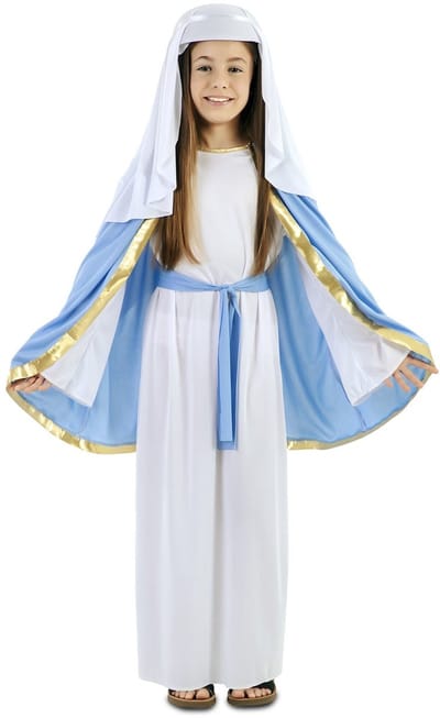 Kinderkostuum Heilige Maria - Maat 7-9 jaar