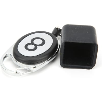 Porte-craie rétractable portable pour queue de billard, snooker, pool, clip de ceinture rétractable pour dessin gray