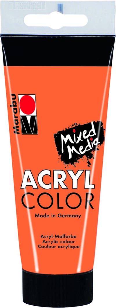 Marabu Acryl Color 013 100 ml acrielverf Oranje Koker