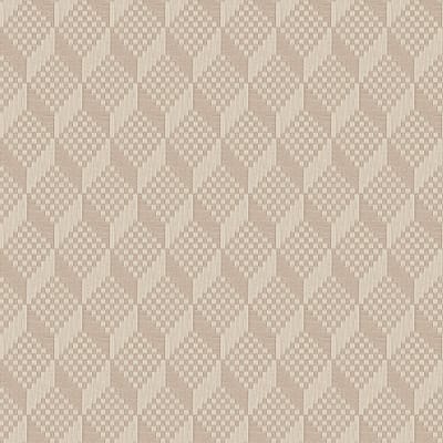 Dutch Wallcoverings - Grace 3d stitched cube beige - vliesbehang - 10m x 53cm - GR322305