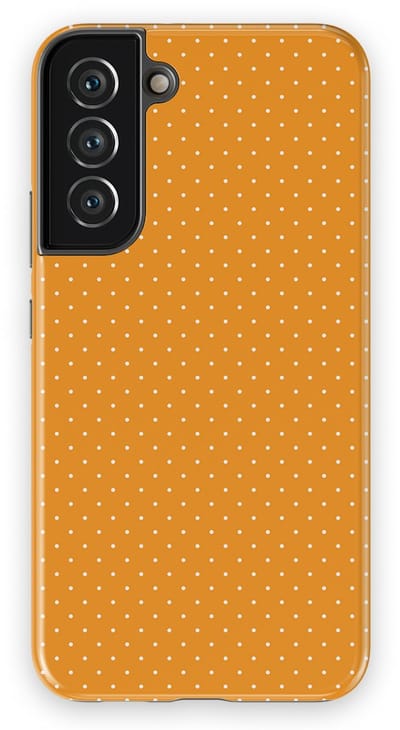 Micro Dots Tough Hoesje Samsung Galaxy S22 Plus | Geschikt Voor Mag | Stippen Motief Backcover Samsung Galaxy S22 Plus Golden Glow