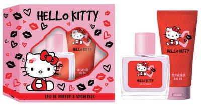 Hello Kitty - Giftset - Kisses - Showergel + Eau de Parfum - Cadeauset voor Kinderen - Geschenkset