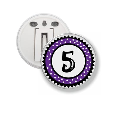 Button Met Clip 58 MM - 5