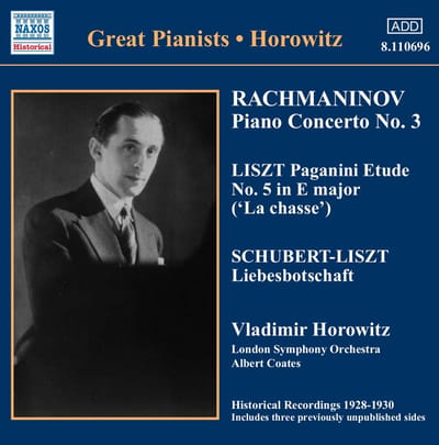 Vladimir Horowitz, London Symphony Orchestra, Albert Coates - Piano Concerto No.3 | Paganini Étude | Liebesbotschaft (CD)