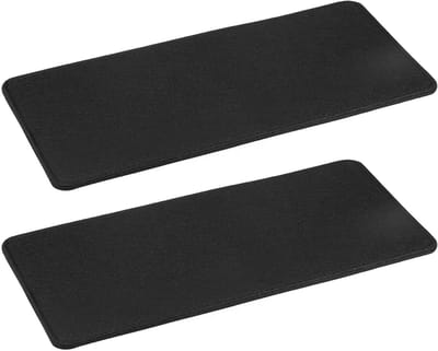 2 stuks vilten inlegkruisjes voor handtassen, 33 x 15 cm, rechthoekige bodem, beschermende inleg, tasaccessoires, duurzaam en stijlvol zwart