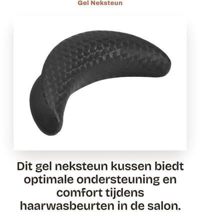 Neksteun Hoogwaardig PVC - Neksteun Kussen - Neksteun Grijper - Salon Gebruik - Duurzaam - Eenvoudig Schoon te Maken - Kapsalon Neksteun