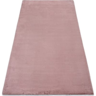 Kleden Rugsx Tapijt BUNNY rozekleuring IMITATIE konijnenvacht 180x270 cm