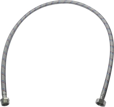 Allecta - Flexibele toevoerslang 600 mm - 1/2 inch aansluiting - voor kraan, mixer, badkamer en keuken