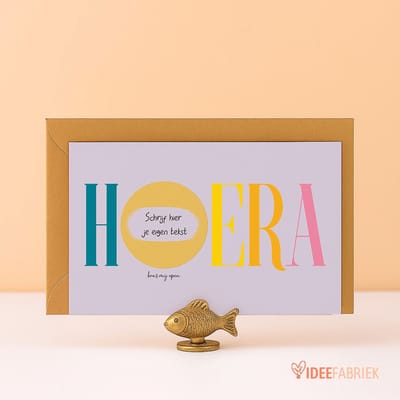 Ideefabriek - Kraskaart - Tegoedbon - Zwangerschap Aankondiging - Verjaardag cadeau - Meter vragen - Peter vragen - Hoera - A6 - 3 stuks met enveloppen