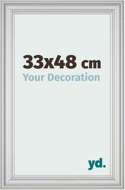 Your Decoration - Fotolijst 33x48 cm - MDF - Zilver Mat - Lazio