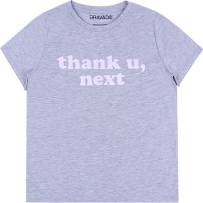 Grijs dames t-shirt Thank u, next